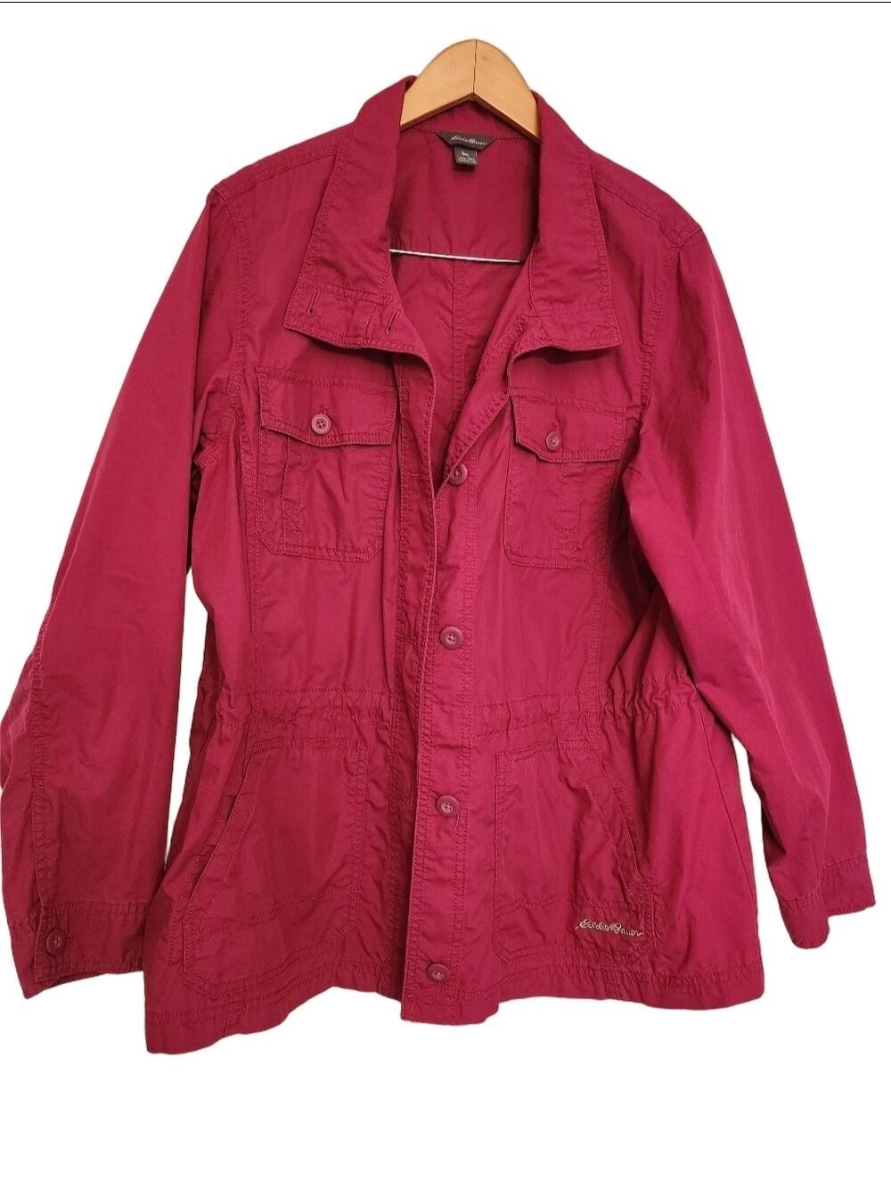 Eddie Bauer Women's 2XL Magenta Utility Field Jacket  Lightweight